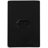 Cj Tomada 10A Horizontal 4x2 - Novara Preto Brilhante Total